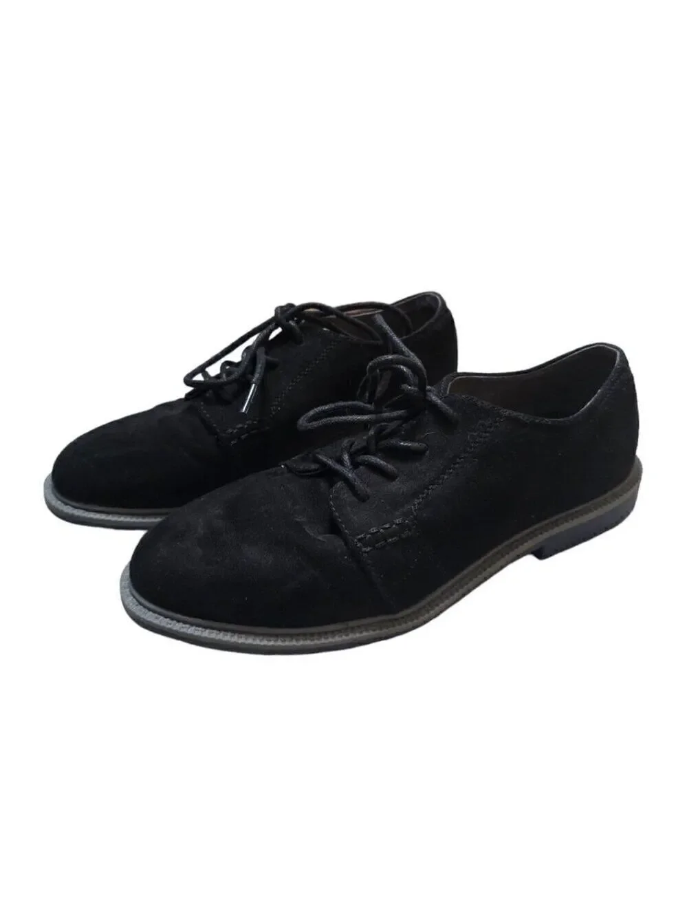 Tommy Hilfiger Boys Black Michael Derby Dress Shoes Sz 2